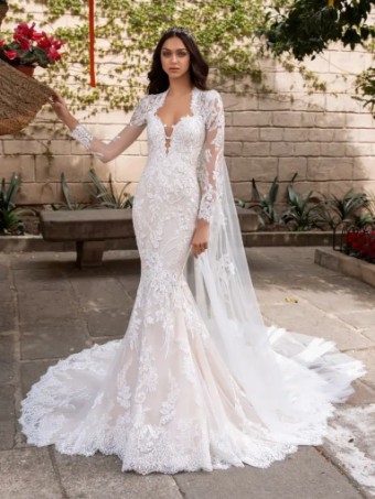 Pronovias #Aegir Dress & Cape #0 default thumbnail