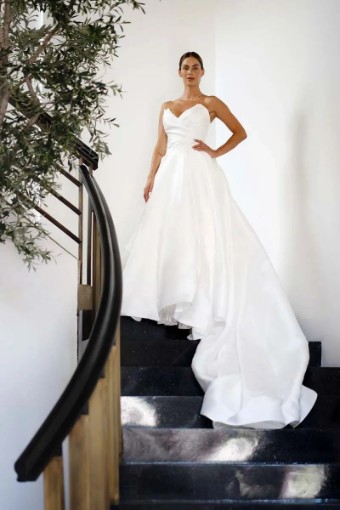 Martina Liana #1557 with skirt #2 Ivory thumbnail