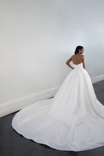 Martina Liana #1557 with skirt #1 Ivory thumbnail