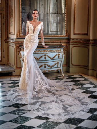 Pronovias #Eirian #1 Off White/Nude/Almond thumbnail
