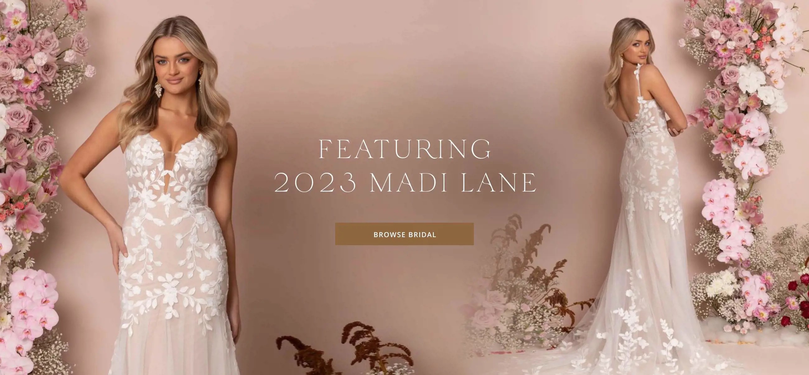 "Madi Lane Spring 2023" banner for desktop