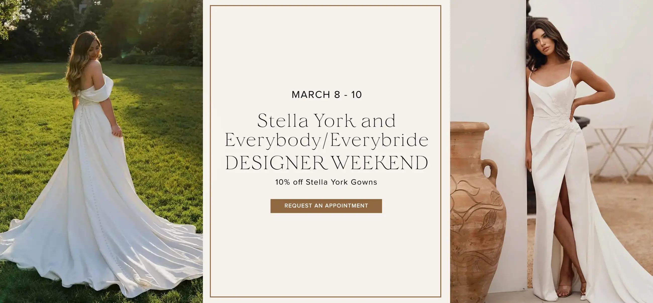 Stella York Desginer Weekend banner desktop