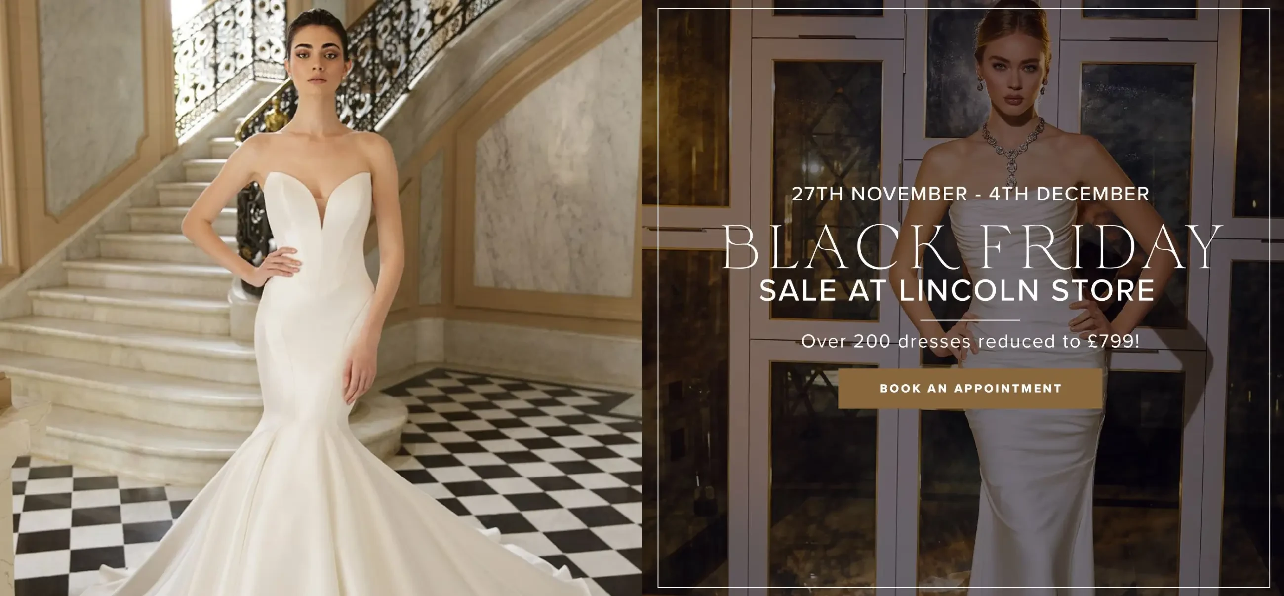 Black Friday Sample Sale Banner for Desktop